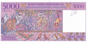 Banknote from Madagascar