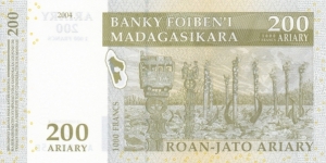 Banknote from Madagascar