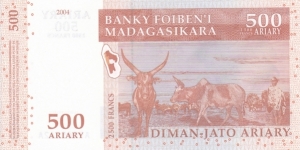 Banknote from Madagascar