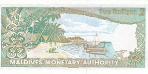 Banknote from Maldives