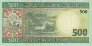 Banknote from Mauritania