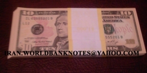 band of 10USD$(=1000$Currency money) Banknote