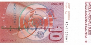 Banknote from Switzerland