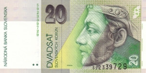 Slovakia P20g (20 korun 20/10-2006) Banknote