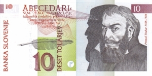 Slovenia P11a (10 tolarjev 15/1-1992) Banknote