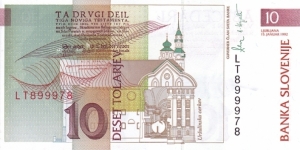 Banknote from Slovenia