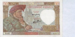  50 Francs Banknote