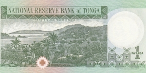 Banknote from Tonga