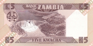 Banknote from Zambia