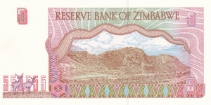 Banknote from Zimbabwe