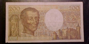 Banknote from France