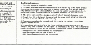 Banknote from Zimbabwe