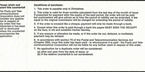 Banknote from Zimbabwe