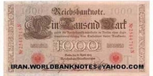 1000Mark 1910 Banknote