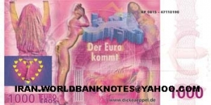 1000 EURO (SEXY CLUB) Banknote