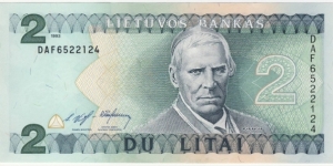 2 Litas Banknote