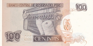 Banknote from Peru