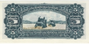 Banknote from Yugoslavia