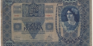 Banknote from Austria