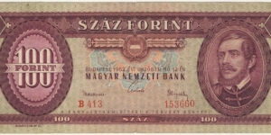 100 Forint Banknote