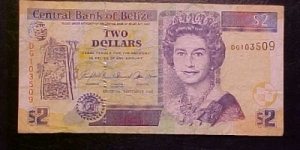 A nice $2 note a friend brought back from vacation. Banknote