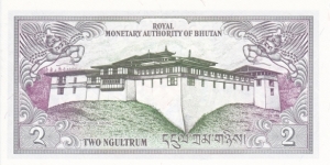 Banknote from Bhutan