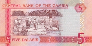 Banknote from Gambia