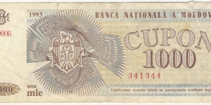 1000 Cupon Banknote