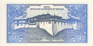 Banknote from Bhutan