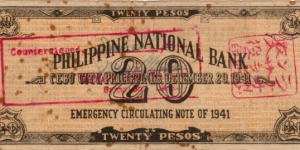 Banknote from Philippines