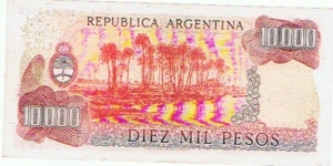 Banknote from Argentina