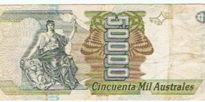 Banknote from Argentina