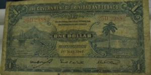 Banknote from Trinidad and Tobago