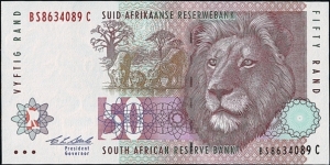 South Africa N.D. 50 Rand. Banknote