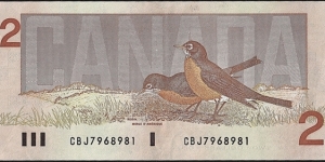 Banknote from Canada