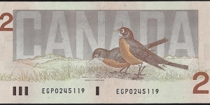 Banknote from Canada