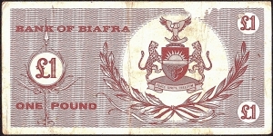 Banknote from Biafra