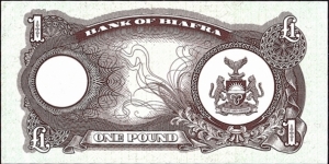 Banknote from Biafra