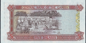 Banknote from Gambia