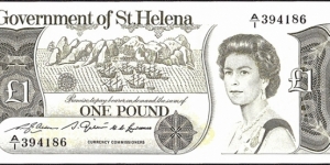 St. Helena N.D. 1 Pound. Banknote