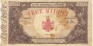10.000 Lei(Kingdom of Romania 1945) Banknote