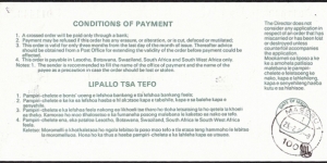 Banknote from Lesotho
