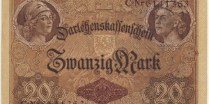 20 Mark(German Empire 1914) Banknote