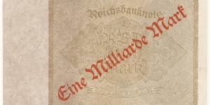 Banknote from Germany