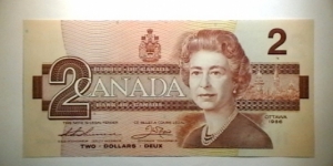 Canada 1986 b 2 Dollar kp 94  Banknote