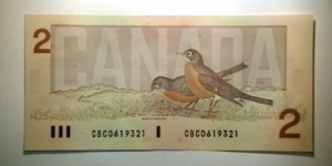 Banknote from Canada