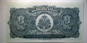 Banknote from Haiti