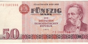 50 Mark(East Germany 1971) Banknote