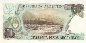 Banknote from Argentina