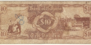 Banknote from Guyana